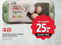 MENY Grøn balance danske økologiske æg tilbud