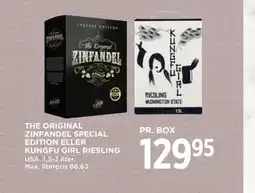 MENY The original zinfandel special edition eller kungfu girl riesling tilbud