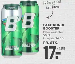 MENY Faxe kondi booster tilbud