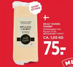 MENY Dejli' dansk danbo tilbud