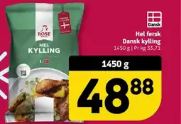 Løvbjerg Dansk Hel fersk Dansk kylling tilbud
