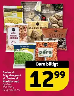 Løvbjerg Gestus el. Frigodan grønt el. Gestus el. Nordthy brød tilbud