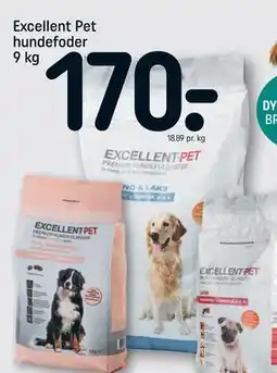 REMA 1000 Excellent Pet hundefoder 9 kg tilbud