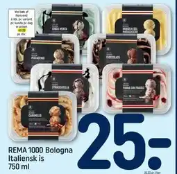 REMA 1000 REMA 1000 Bologna Italiensk is 750 ml tilbud