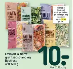 REMA 1000 Lækkert & Nemt grøntsagsblanding Dybfrost 450-500 g tilbud