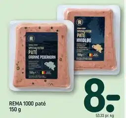 REMA 1000 REMA 1000 paté 150 g tilbud