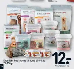 REMA 1000 Excellent Pet snacks til hund eller kat 75-250 g tilbud