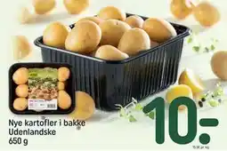 REMA 1000 Nye kartofler i bakke Udenlandske 650 g tilbud