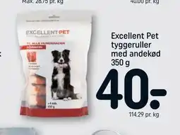 REMA 1000 Excellent Pet tyggeruller med andekød 350 g tilbud