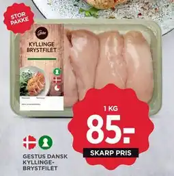 MENY GESTUS DANSK KYLLINGEBRYSTFILET tilbud