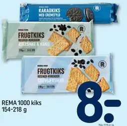 REMA 1000 REMA 1000 kiks 154-218 g tilbud