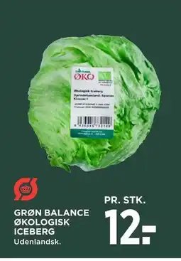 MENY GRØN BALANCE ØKOLOGISK ICEBERG tilbud