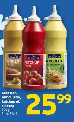 Løvbjerg Graasten remoulade, ketchup el. sennep tilbud