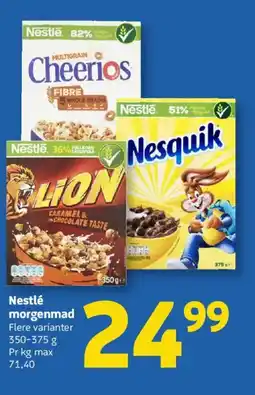 Løvbjerg Nestlé morgenmad tilbud