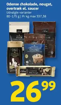 Løvbjerg Odense chokolade, nougat, overtræk el. saucer tilbud