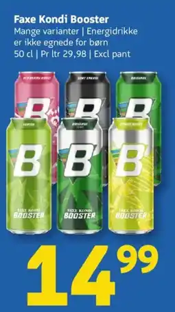 Løvbjerg Faxe Kondi Booster tilbud