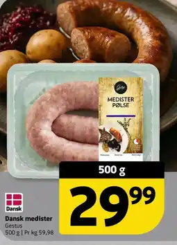 Løvbjerg Gestus Dansk medister tilbud