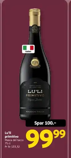 Løvbjerg Lu'li primitivo tilbud