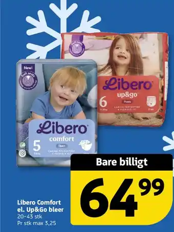 Løvbjerg Libero Comfort el. Up&Go bleer tilbud