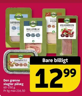 Løvbjerg Den grønne slagter pålæg tilbud