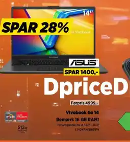 Power ASUS Vivobook Go 14 L1404FAEB689W tilbud