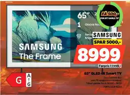 Power SAMSUNG 65" QLED 4K Smart TV TQ65LS03FAUXX tilbud