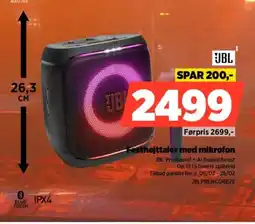 Power JBL Festhøjttaler med mikrofon JBLPBENCORE2E tilbud