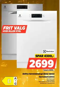 Power Electrolux Opvaskemaskine EPA30073UX/EPA30073UW tilbud
