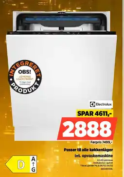 Power Electrolux Int. opvaskemaskine EEG48300L tilbud