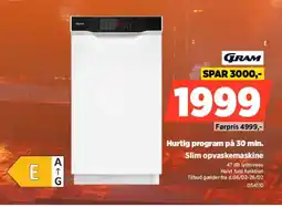 Power GRAM Slim opvaskemaskine DS4110 tilbud