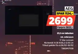 Power AEG Int. mikroovn TB6SM171DB tilbud