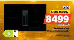 Power AEG 80 cm induktionsemhætte TH84CBOSCB tilbud