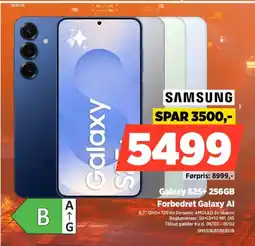 Power SAMSUNG Galaxy S25+ 256GB SMS936BDBDEUB tilbud