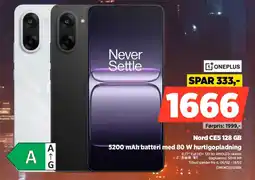 Power ONEPLUS Nord CE5 128 GB ONENCE5128BK tilbud