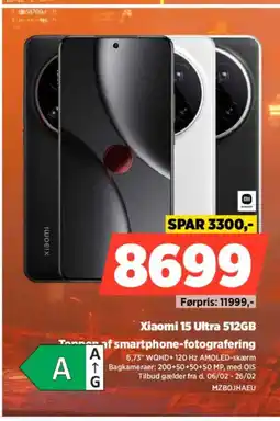 Power Xiaomi 15 Ultra 512GB MZBOJHAEU tilbud