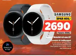 Power SAMSUNG Galaxy Watch8.44 mm BT SML330NDAAEUB tilbud