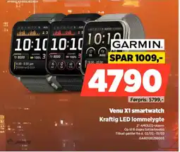 Power GARMIN Venu X1 smartwatch GARO100298003 tilbud