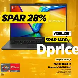 Power ASUS Vivobook Go 14 L1404FAEB689W tilbud