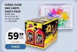 Scandinavian Park FLÜGEL ELLER SMÅ SHOTS PARTY-PACK tilbud
