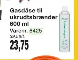 Harald Nyborg Gasdåse til ukrudtsbrænder 600 ml tilbud