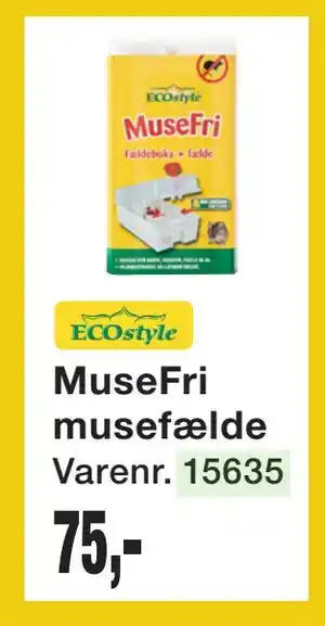 Harald Nyborg MuseFri musefælde tilbud