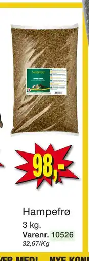 Harald Nyborg Hampefrø tilbud