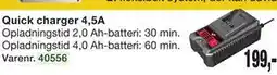 Harald Nyborg Quick charger 4,5A tilbud