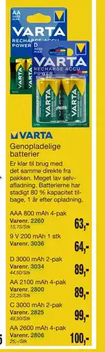 Harald Nyborg Genopladelige batterier tilbud