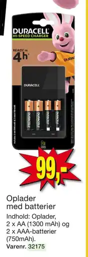 Harald Nyborg Oplader med batterier tilbud