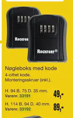 Harald Nyborg Nøgleboks med kode tilbud