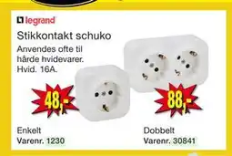Harald Nyborg Stikkontakt schuko tilbud