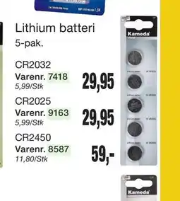 Harald Nyborg Lithium batteri tilbud