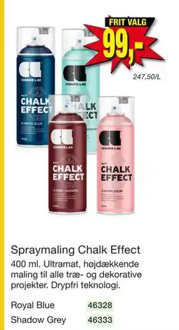 Harald Nyborg Spraymaling Chalk Effect tilbud