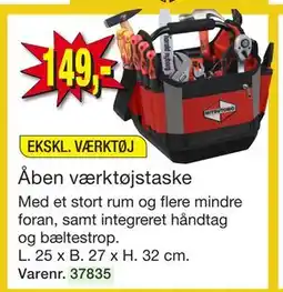 Harald Nyborg Åben værktøjstaske tilbud